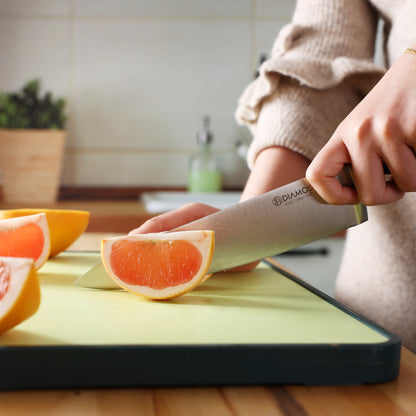 Diamosteel Chef's Knife, Premium 8-Inch Kitchen Knife with 5CR15MOV High Carbon Stainless Steel Ergonomic Handle, Cooking Knife for Cutting, Slicing & Dicing, Perfect Gift for Any Occasion